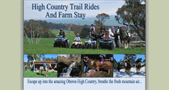 Desktop Screenshot of highcountrytrailrides.com.au