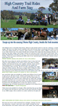 Mobile Screenshot of highcountrytrailrides.com.au